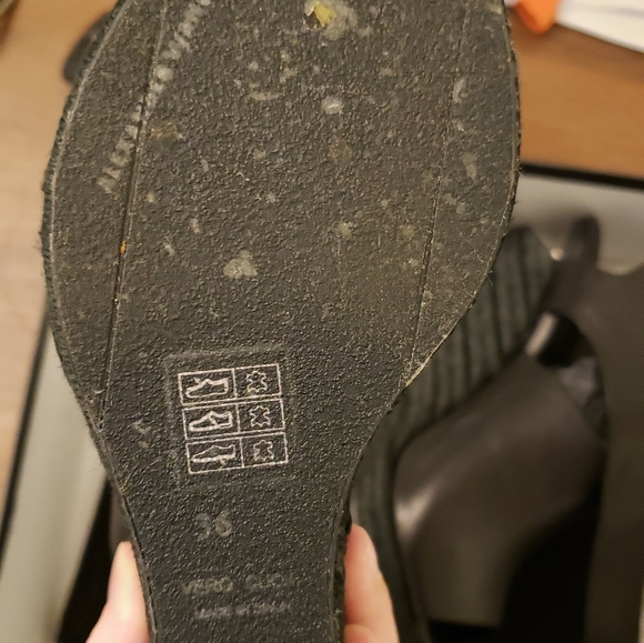 alexander wang Leather wedge sandal In Size 36 - Picture 3 of 4